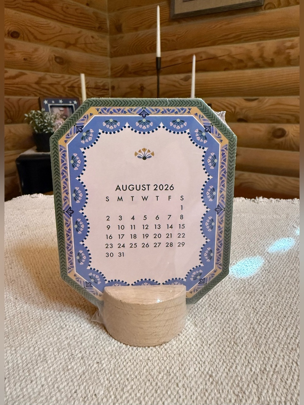 ITALIAN INSPIRED 2026-2027 Monthly Desktop Calendar